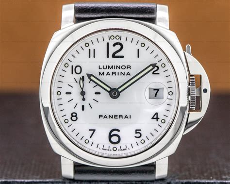 panerai luminor marina white gold|Panerai Luminor marina automatic 40mm.